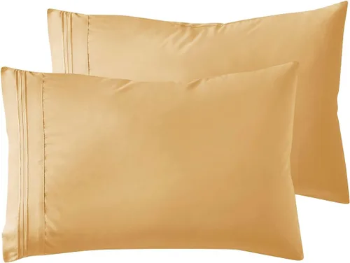 Vista 27 de Nestl - Juego de 2 fundas de almohada de microfibra azul playa tamaño Queen, 20 x 30 pulgadas