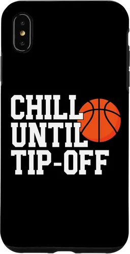 Vista 11 de Basketball Game Day, Chill Until Tip Off, Mom, Dad, Fan Case for iPhone XR
