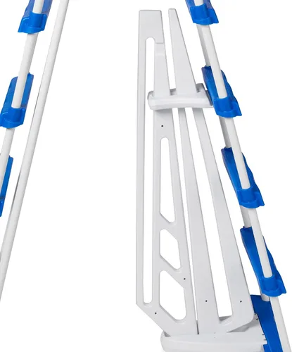 Vista 8 de Swimline 87950/87952L Escalera de entrada para piscina de tierra, 52 pulgadas, multicolor