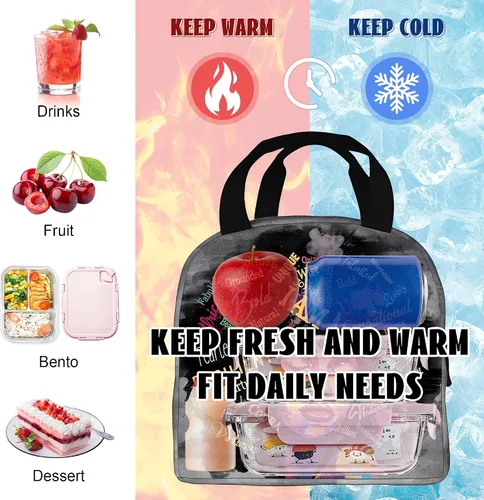Vista 5 de Bolsa de almuerzo para mujeres afroamericanas, reutilizable, con aislamiento mágico, portátil, para viajes, senderismo, trabajo, regalos