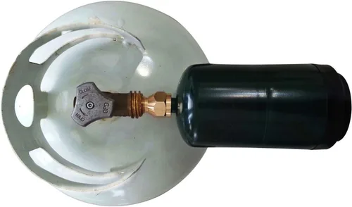 Vista 7 de DozyAnt adaptador universal para relleno de garrafa de propano, desechable, el más seguro. Accesorio de válvula reguladora 100% sólida para todos