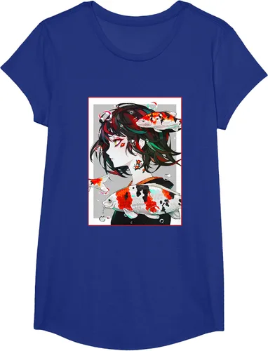 Vista 29 de Camiseta de anime anime japonés estético Otaku Negro