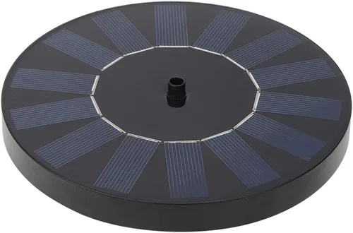 Vista 2 de Bomba de fuente de agua, equipada con paneles solares eficientes, fuente solar, piscina para baño de pájaros de estanque de jardín