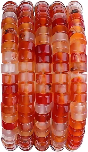 Vista 43 de BEADIA Cuentas Espaciadoras de Jade Natural Africano Planas Redondas Sueltas para Hacer Joyas con Abalorios 3mmx2mm 38cm