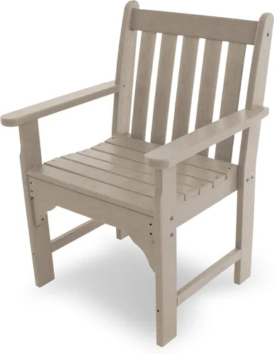 Vista 7 de POLYWOOD® Silla de conversación Vineyard, gris pizarra Pizarra gris