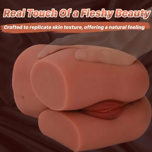 Vista 4 de Muñeca sexual masturbadora masculina de 5.7 libras para hombres, juguetes sexuales para adultos, coño de bolsillo realista, culo grande realista