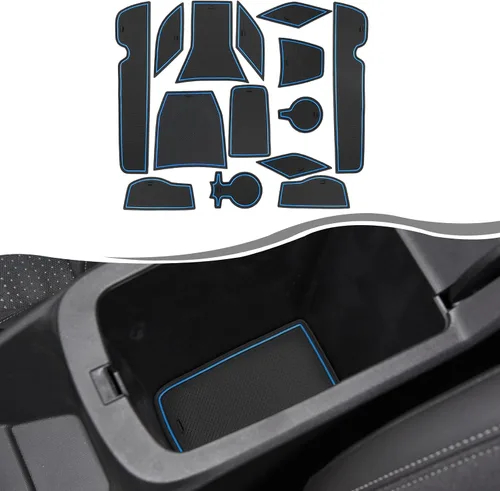 Vista 16 de SXCY Alfombrillas con ranura para puerta Toyota RAV4 2025 para Toyota RAV4 2019-2024 2025, accesorios para portavasos y portavasos 2024 2025 RAV4
