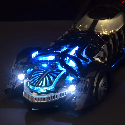 Vista 3 de LightGo Kit LED para Batman Forever Batmobile compatible con Lego 76304 Juego de ladrillos de iluminación no incluido (versión remota)