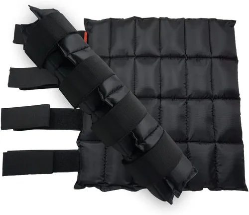 Vista 2 de Envolturas para botas de hielo de caballo, bolsa de hielo de gel reutilizable para botas de caballos Botas de enfriamiento para lesiones de Negro