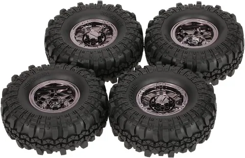 Vista 7 de Goolsky 4 neumáticos AUSTAR AX-4020C de 1.9 pulgadas 4.331 in 1/10 Rock Crawler con borde de rueda Beadlock para D90 SCX10 AXIAL RC4WD TF2 RC Car