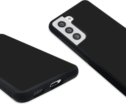 Vista 5 de Omio Ultra Thin Magical Nano Sticky Design Antigravity Funda Protectora Para Samsung Galaxy S21 Plus - Negro