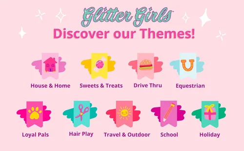 Vista 7 de Glitter Girls Accesorios para muñecas de 14 pulgadas - Juego de galletas navideñas - Juego de 23 piezas para hornear - Delantal, guante de horno