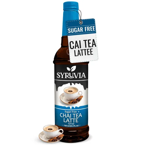 Vista 69 de Jarabe de café sin azúcar Syruvia, jarabe con sabor a caramelo para bebidas, lattes y postres – 25.4 fl oz
