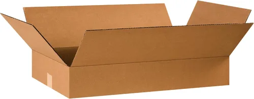 Vista 2 de AVIDITI Cajas de cartón corrugado planas de 22 x 22 x 8, planas, 22 pulgadas de largo x 22 pulgadas de ancho x 8 pulgadas de alto, paquete de 15