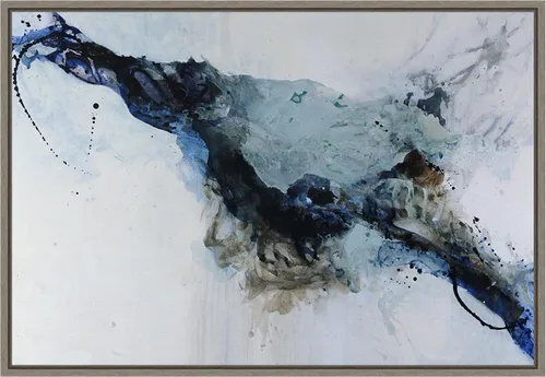 Vista 9 de Amanti Art Framed Canvas Wall Art 16x23 Swift Undercurrent by Kari Taylor, Framed Wall Art Canvas, Abstract Artwork, Traditional Decor, Medium