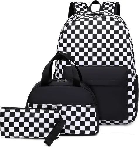 Vista 27 de Joyfulife Mochilas para niñas, mochilas para niños, mochilas para adolescentes, mochila para estudiantes escolares con lonchera, bolsas para lápices