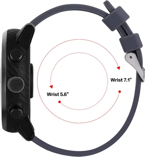Vista 2 de Pulseras compatibles con Michael Kors Access Sofie/Sofie HR/Runway Smart Watch, correa de reloj de 0.709 in de ancho correas de silicona