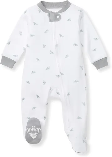 Vista 185 de Burt's Bees Baby - Pijama de una pieza para bebé, mameluco para dormir y jugar, algodón 100% orgánico, cremallera frontal
