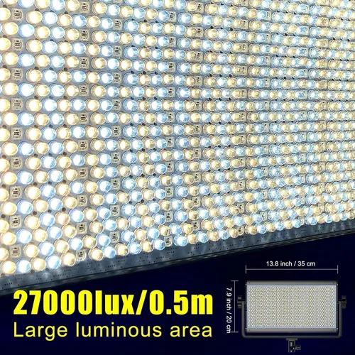 Vista 2 de GVM Luz de Video LED RGB 1500D con Softbox, Kit de Iluminación de Video de 75W con Control Bluetooth, Panel de Luz LED para Fotografía, Estudio