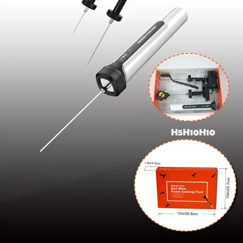 Vista 7 de 3-in-1 Hot Wire Foam Cutter, 662°F Styrofoam Cutter Kit, White Blanco