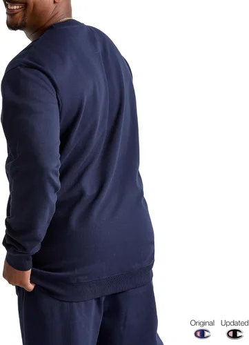 Vista 94 de Champion Sudadera de forro polar de peso medio con cuello redondo para hombre (regular o grande y alto)