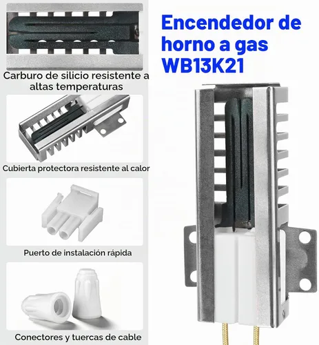 Vista 4 de Coorstek 501A - Repuesto de encendedor de horno para WB13K21 General Electric Range Igniter Model (1 unidad)