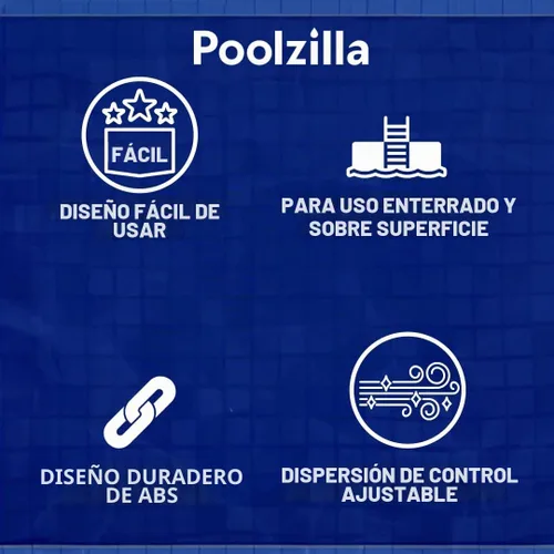 Vista 5 de Poolzilla - Dispensador flotante de cloro, cuello ajustable, tabletas de hasta 3 pulgadas
