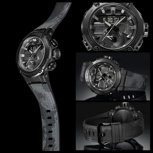 Vista 3 de CASIO G-Shock GST-B200TJ-1AJR Formless Tai chi Series Collaboration producto original nacional de Japón