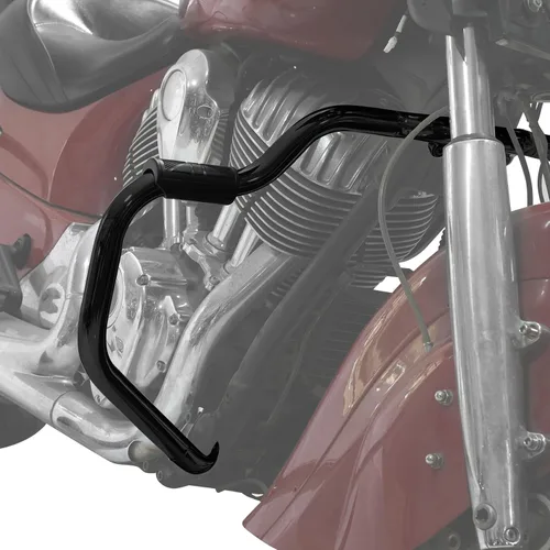 Vista 9 de TCT-MOTORPARTS Barra de choque de carretera con protector de motor para bigote, apta para Indian 2014-2024 Chieftain; Chieftain Dark