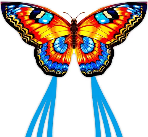 Vista 12 de Xida Butterfly Kite for Kids & Adults Easy to Fly, Ages 4-8 8-12, Large Kite with 300ft Handle, Perfect for Beach Trips