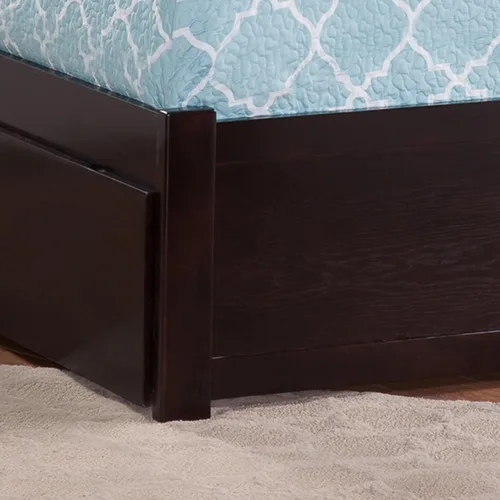 Vista 4 de Atlantic Furniture Nantucket - Cama de plataforma con 2 cajones de cama urbana Espresso
