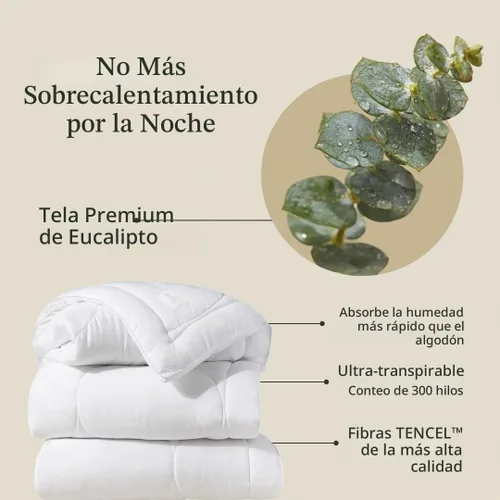Vista 7 de Buffy Edredón Cloud - Edredón individual - Tela de eucalipto - Ropa de cama hipoalergénica - Individual/Individual XL