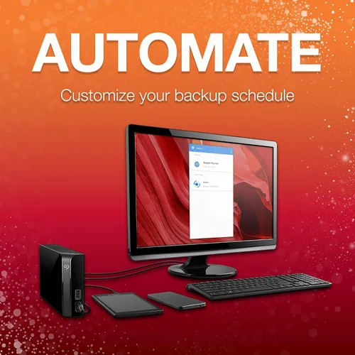 Vista 5 de Núcleo para copia de seguridad Seagate Plus, Negro
