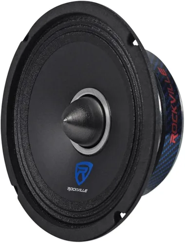 Vista 2 de Rockville (8) RXM68 6.5" 1200w 8 Ohm Controladores de rango medio Altavoces de coche, bajos medios