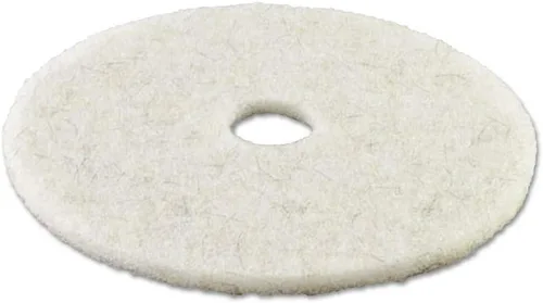 Vista 2 de Boardwalk BWK4020NAT - Almohadillas de piso de pulido natural de 20 pulgadas de diámetro, color blanco (5/caja)