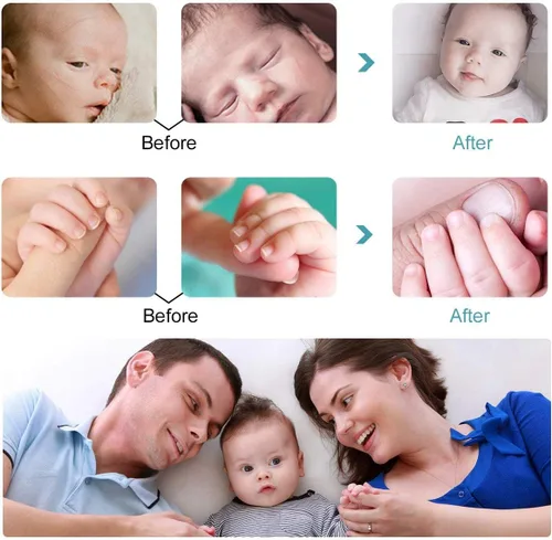 Vista 6 de Lima de uñas eléctrica con cortaúñas para bebé, cortaúñas con luz LED, diseño silencioso seguro para recién nacidos, niños pequeños o mujeres