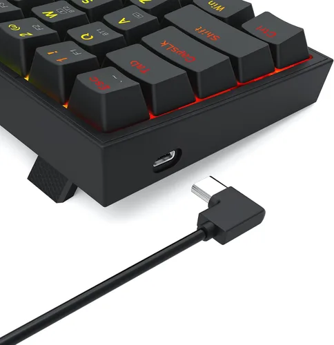 Vista 4 de Redragon Teclado inalámbrico para juegos S144 Combo, K617 PRO 60% + mouse K617 + M693