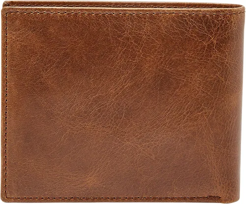 Vista 4 de Fossil Mens Ryan Leather RFID-Blocking Bifold Passcase Wallet with Removable Card Case