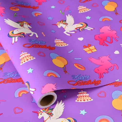 Vista 10 de Sikiweiter Papel de Regalo para Baby Shower – 17 pulgadas x 16.4 pies – Rollo de Papel de Regalo con Oso de Peluche para Regalos de Baby Shower