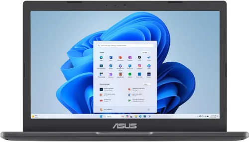 Vista 8 de ASUS Notebook E210 11.6” Ultra Thin, Procesador Intel Celeron N4020, 4GB de RAM, 64GB de almacenamiento eMMC, Windows 10 Home en Modo S con un año