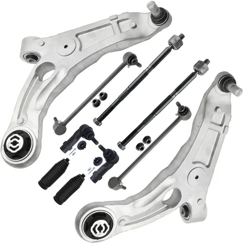 Vista 562 de Detroit Axle - Kit de suspensión frontal de 10 piezas para Dodge Avenger 2008-2014, Chrysler Sebring 2007-2010, 2 brazos de control inferiores, 2