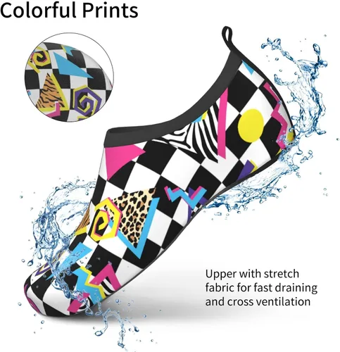 Vista 5 de Zapatos de natación para mujer, zapatos de playa para hombre, antideslizantes, de secado rápido, para adultos, calcetines de natación, calcetines