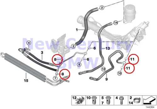 Vista 2 de BMW Sistema de lubricación genuina Junta anillo A16X20-Cusn 735i 735iL 740i 740iL 750iL 525i 530i X5 3.0si X5 3.5d X5 4.8i X5 M X5 35dX X5 35iX X5