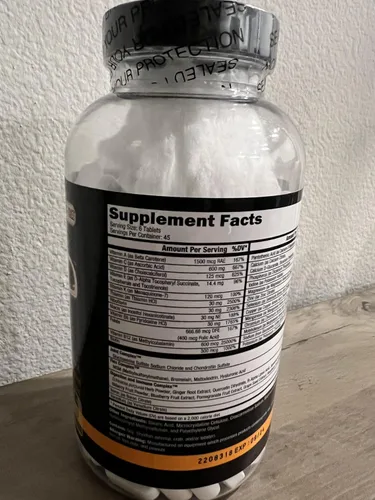 Vista 6 de CONTROLLED LABS Paquete de salud general, 45 porciones de tríada naranja, 90 unidades Orange Health IQ, 120 unidades de aceite de pescado de oximega
