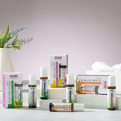 Vista 5 de NOW Foods Aceites esenciales, Eucalyptus Roll-On, Certificado Orgánico, Mezcla Clarificante, Destilado al Vapor, Aromaterapia Tópica, 0.3 fl oz