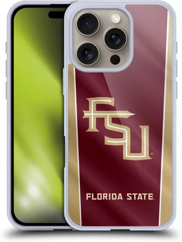 Vista 268 de Oficial Universidad Estatal de Florida FSU Soft Gel Case para iPhone de Apple 7 Plus/iPhone 8 Plus, Banner