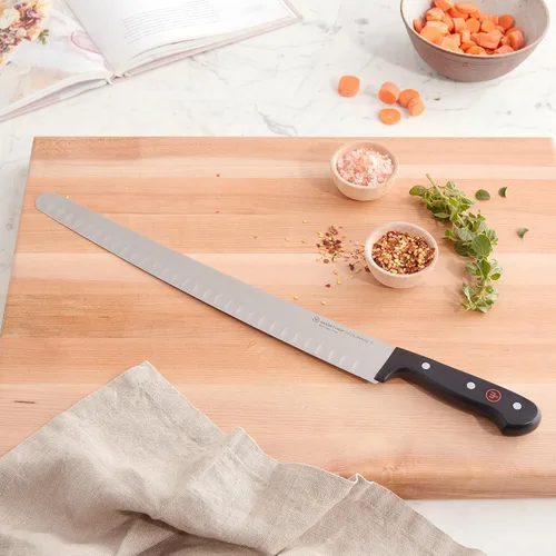 Vista 5 de WÜSTHOF Gourmet Cuchillo de brisket de 14" con filo hueco
