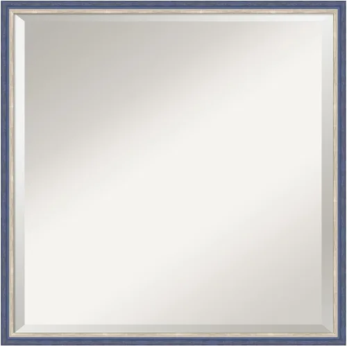 Vista 7 de Amanti Art Theo - Espejo de pared negro de 21 x 17 pulgadas, espejo rectangular estrecho de baño para decoración de pared de sala de estar, marco