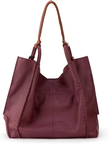 Vista 4 de The Sak Los Feliz Large Tote Bag in Leather Roomy Unlined Purse with Single Shoulder Strap