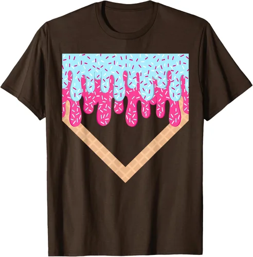 Vista 8 de Baseball Drip Boys Home Plate Ice Cream Sport Players & Fans Camiseta